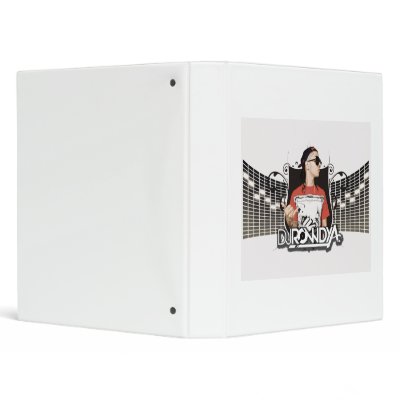 DJ RowdyA Binder by DJRowdyAMerchandise