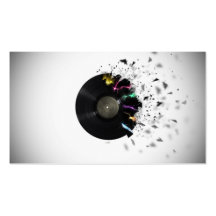 DJ servies Business Card Templates
