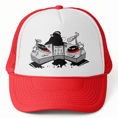 DJ (shadow) Mesh Hat by SirRobinGraves