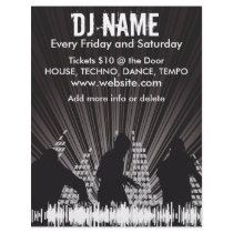 DJ Shadows 2 Music Flyer