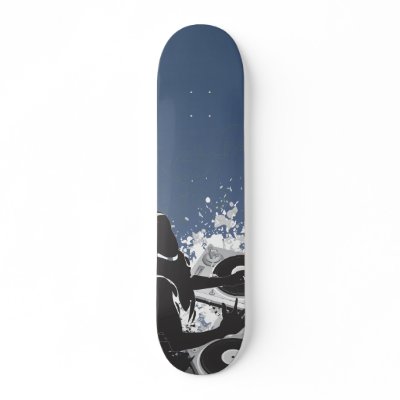 DJ SKATEBOARD by PeakayDesigns