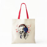 DJ Skull Canvas Bag