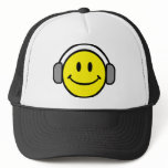 DJ Smiley Face Trucker Hats