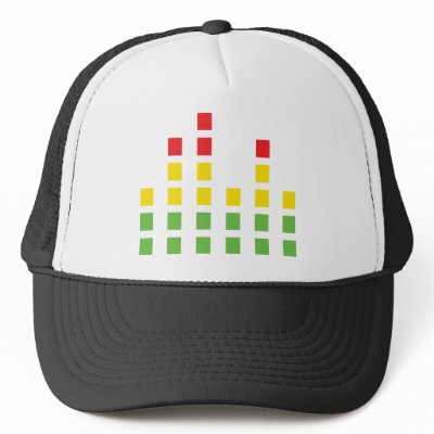 dj sound audio equalizer mesh hats by Tomaniac