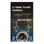DJ Speaker Rays Business Card