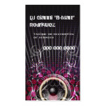 DJ Speaker Rays Business Card
