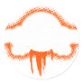 DJ Speaker Waves - Music Disc Jockey Sound Round Stickers
