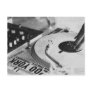 DJ spinning vinyl 2 Post Card