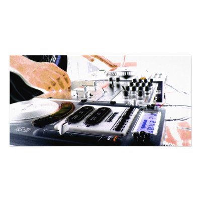 DJ SYSTEM PHOTO CARD by digitalshirts