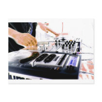 DJ System Postcard