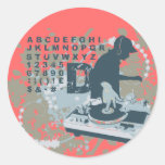DJ T-shirts and Gifts Round Sticker