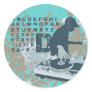 DJ T-shirts and Gifts Round Stickers