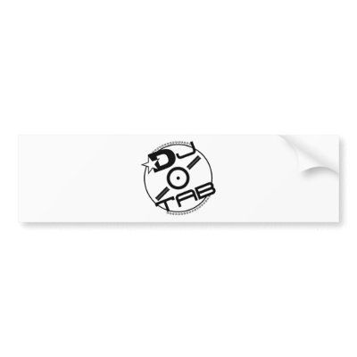 DJ TAB ONLINE STORE BUMPER STICKERS by DJTABONLINESTORE