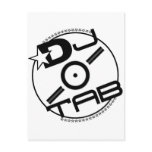 DJ TAB ONLINE STORE POSTCARD