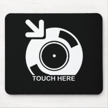 DJ Touch Here Mouse Pad
