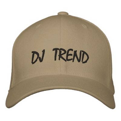 DJ TREND HAT EMBROIDERED BASEBALL CAP by djtrend