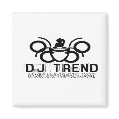 DJ TREND SQUARE MAGNET by djtrend