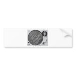 DJ Turntable bumper stickers