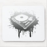 DJ Turntable Graffiti - Music Vinyl Disc Jockey Usepads