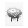 DJ Turntable Graffiti - Music Vinyl Disc Jockey Postcard