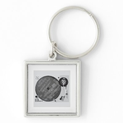 DJ Turntable Keychain by hsr1978