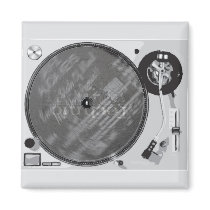 DJ Turntable Fridge Magnet
