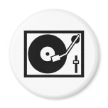 DJ - Turntable Refrigerator Magnet