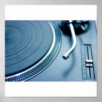 DJ turntable posters