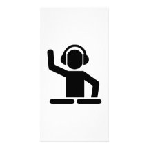 DJ Turntables Photo Card