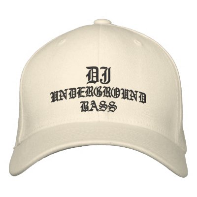 DJ, UNDERGROUND BASS EMBROIDERED HATS by djundergroundbass