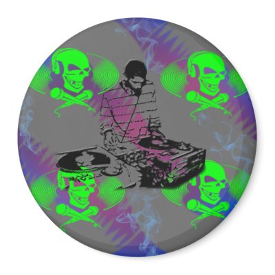 DJ Vinyl Spinner by MindDesignGrafx