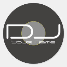 DJ Vinyl Sticker