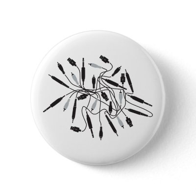 DJ Wires Button by HOTDJGEAR