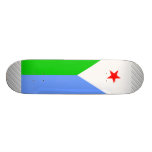 Djibouti Flag Skate Board