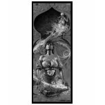 Djinn's Magic Lamp & Maiden t-shirts