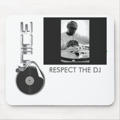 djjnice-logo-fullcolor, DJ J-Nice 124, RESPECT ... Mousepad by djjnice