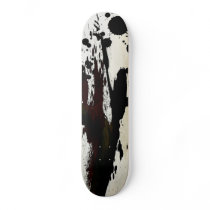 DJS Designs Black Splatter Scribble Custom Skateboard