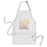 DJs Girl - Disc Jockey Girlfriend wife DJing Music aprons