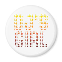 DJs Girl - Disc Jockey Girlfriend wife DJing Music Fridge Magnets