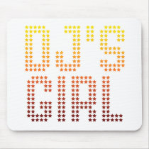DJs Girl - Disc Jockey Girlfriend wife DJing Music Mouse Mats