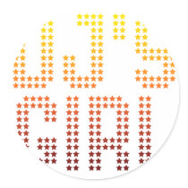 DJs Girl - Disc Jockey Girlfriend wife DJing Music Stickers