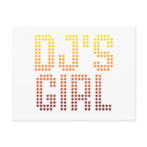 DJs Girl Post Card