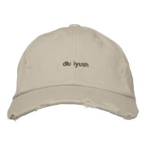 dlu iyush embroidered baseball cap