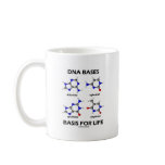 DNA Bases Basis For Life (Chemistry Molecules) Coffee Mug