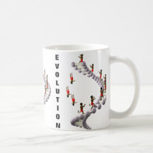 DNA Darwin's Evolution Coffee Mugs