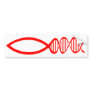 DNA Fish Bumper Sticker