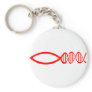 DNA Fish Keychain