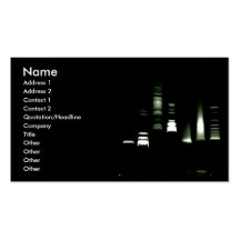 DNA Gel Electrophoresis Business Card
