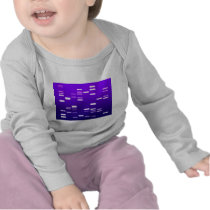 DNA Genetic Code Purple Shirt