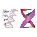 DNA helix medical or scientific business card